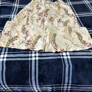 Free People floral wide leg pant size 4